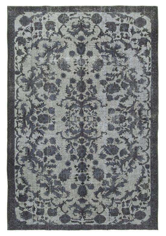 6x9 Grey Over Dyed Rug - 25618