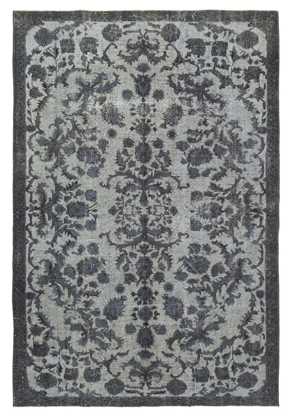 6x9 Grey Over Dyed Rug - 25618