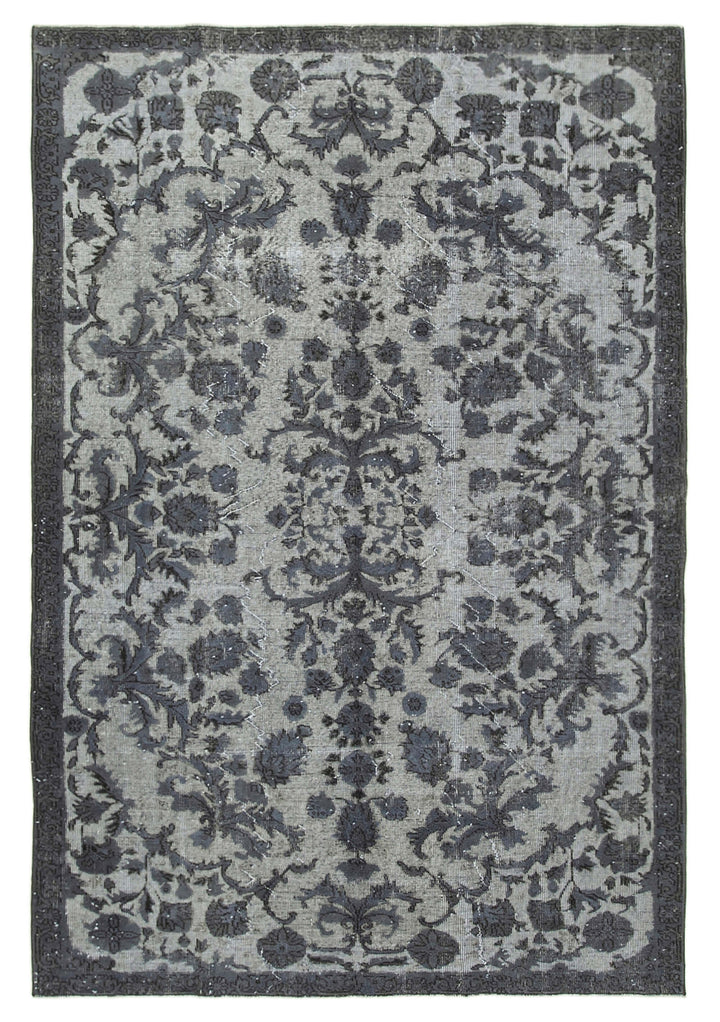6x9 Grey Over Dyed Rug - 25618