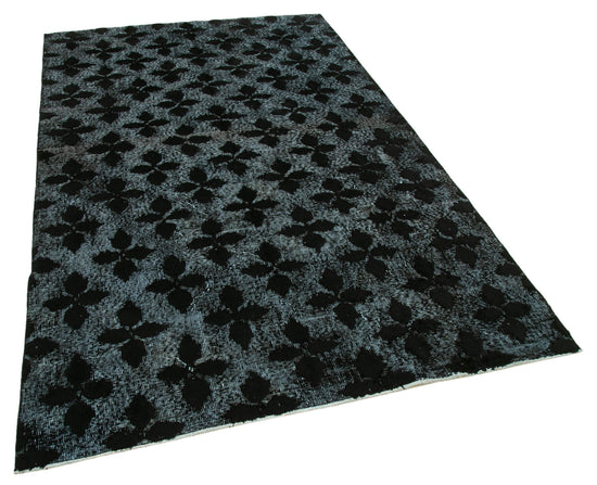5x8 Black Over Dyed Rug - 25620