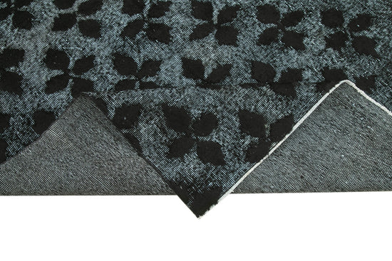 5x8 Black Over Dyed Rug - 25620