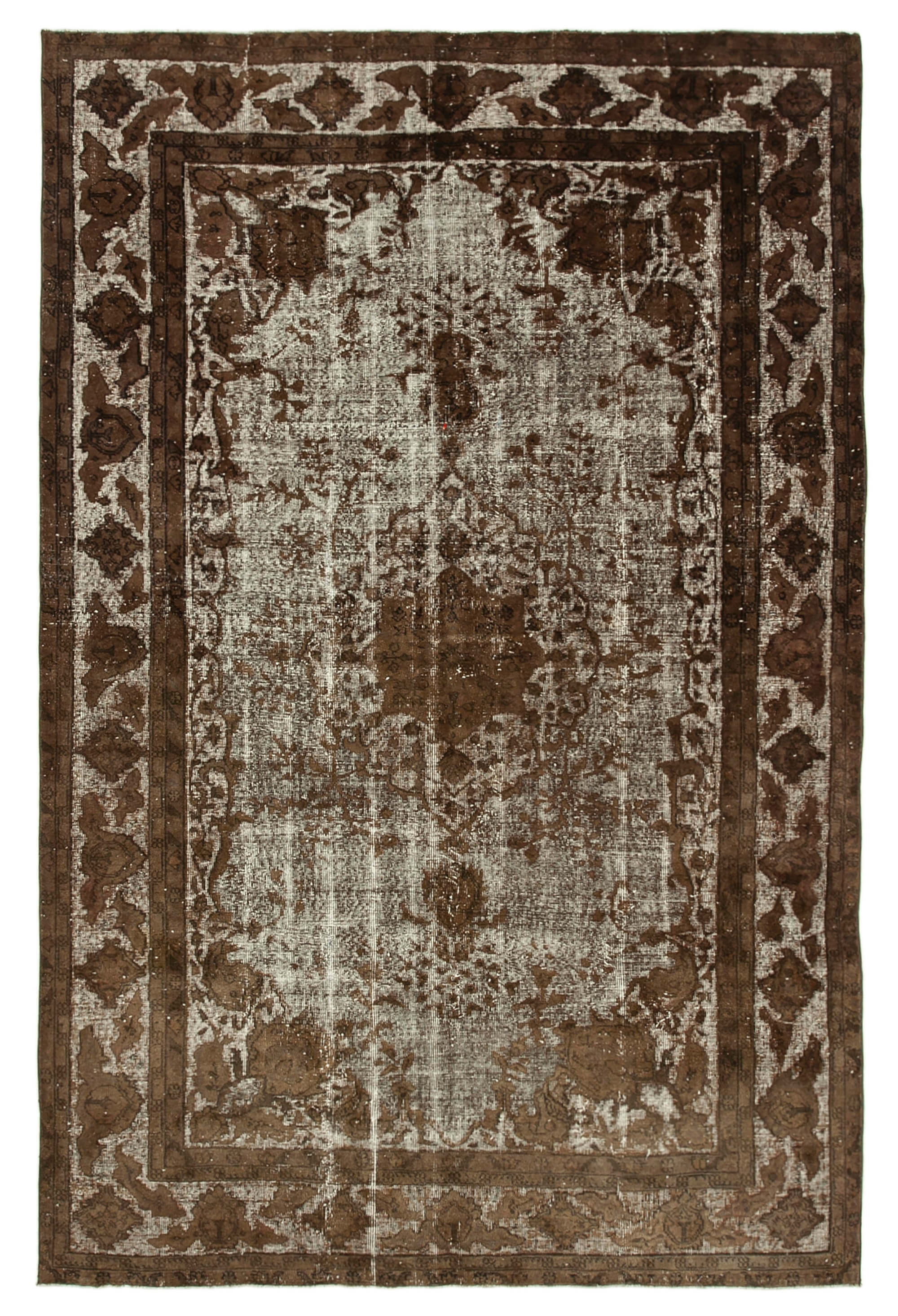 7x10 Brown Over Dyed Rug - 25627