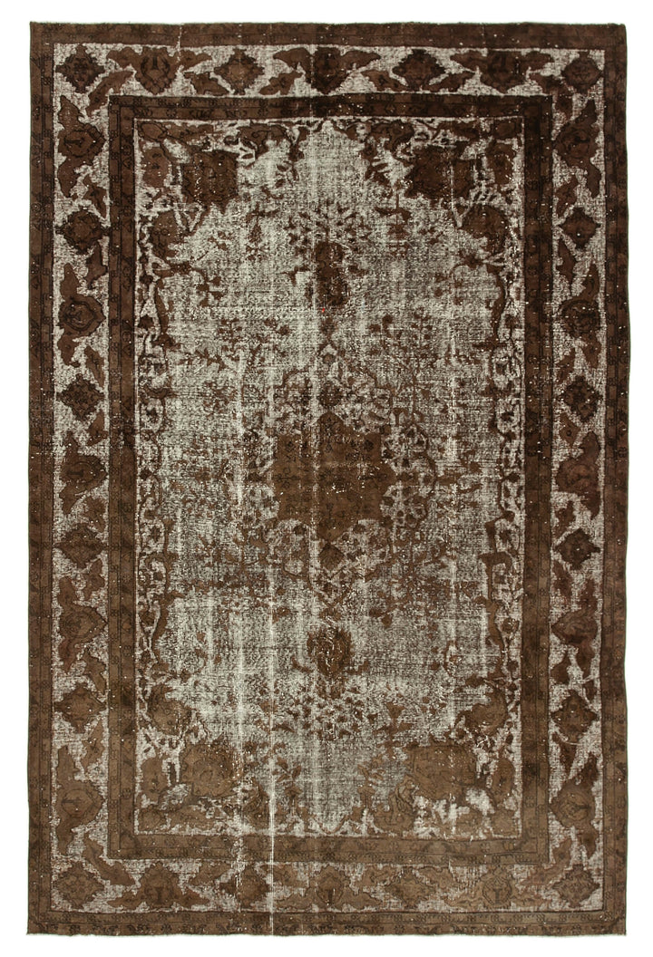 7x10 Brown Over Dyed Rug - 25627