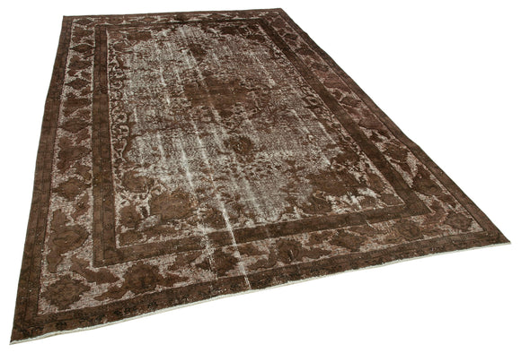 7x10 Brown Over Dyed Rug - 25627