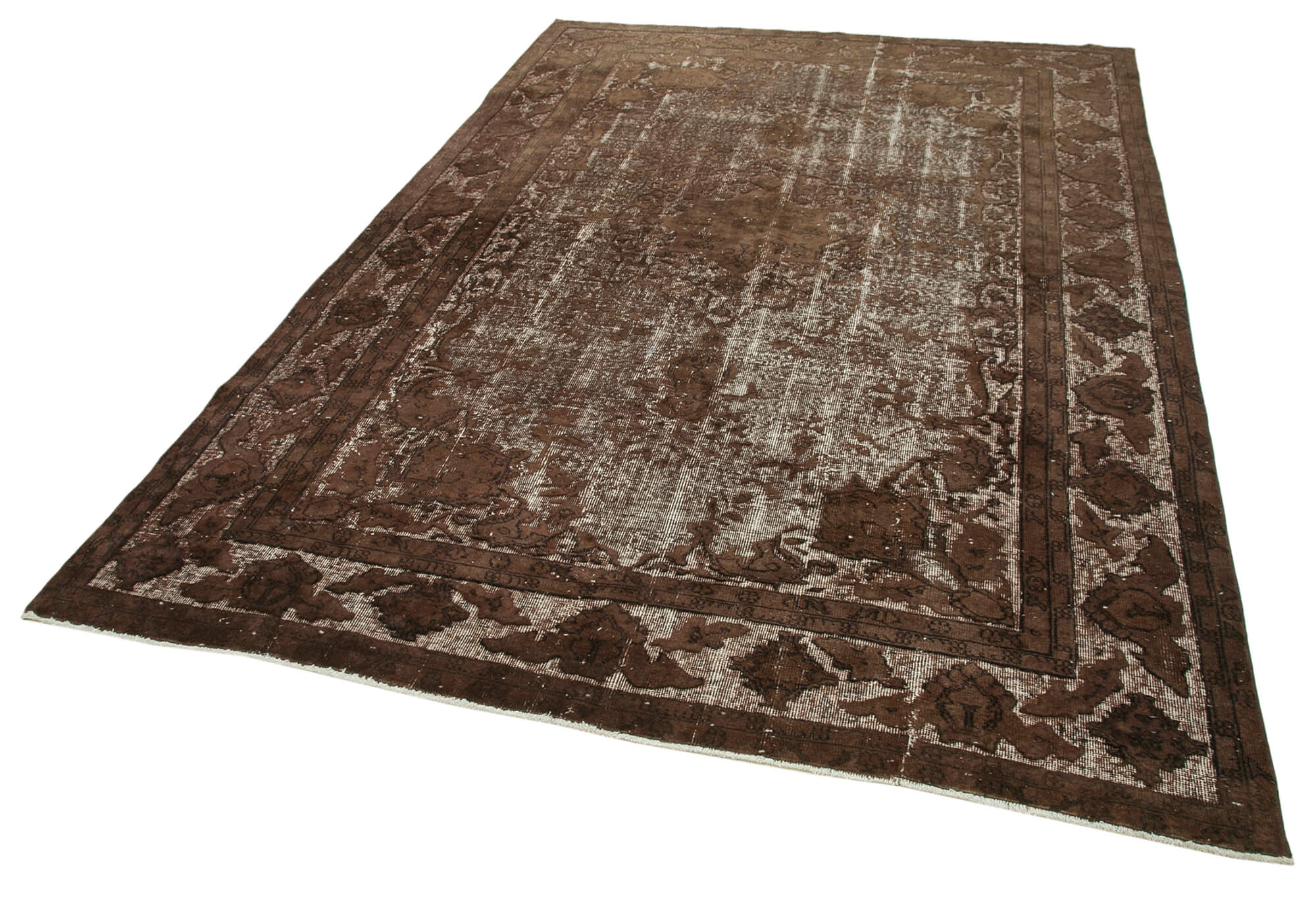 7x10 Brown Over Dyed Rug - 25627