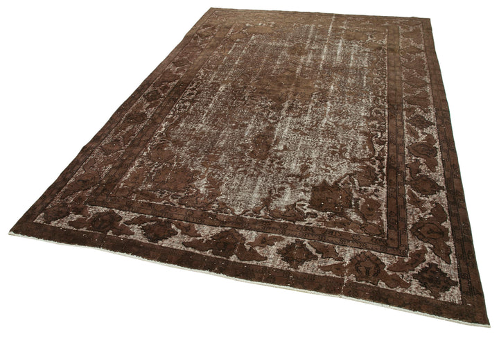 7x10 Brown Over Dyed Rug - 25627