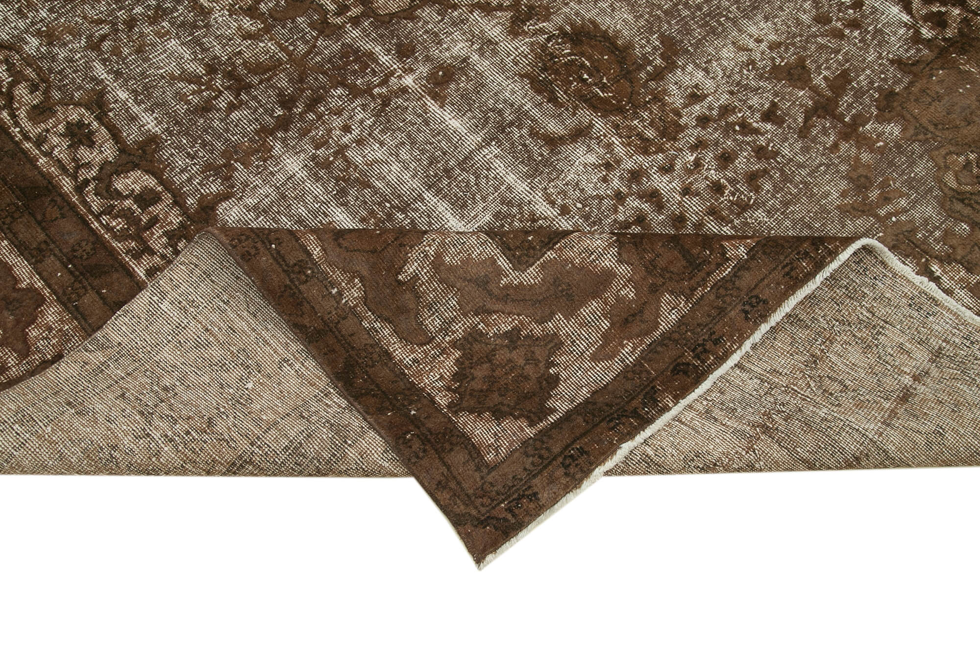 7x10 Brown Over Dyed Rug - 25627