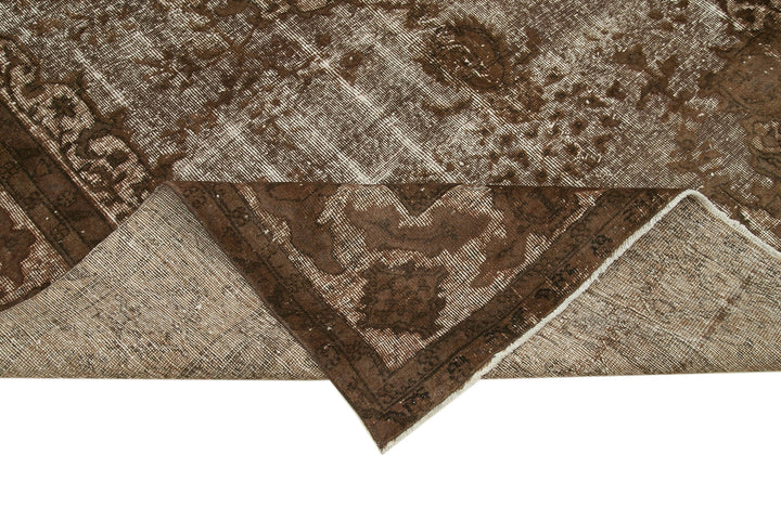 7x10 Brown Over Dyed Rug - 25627