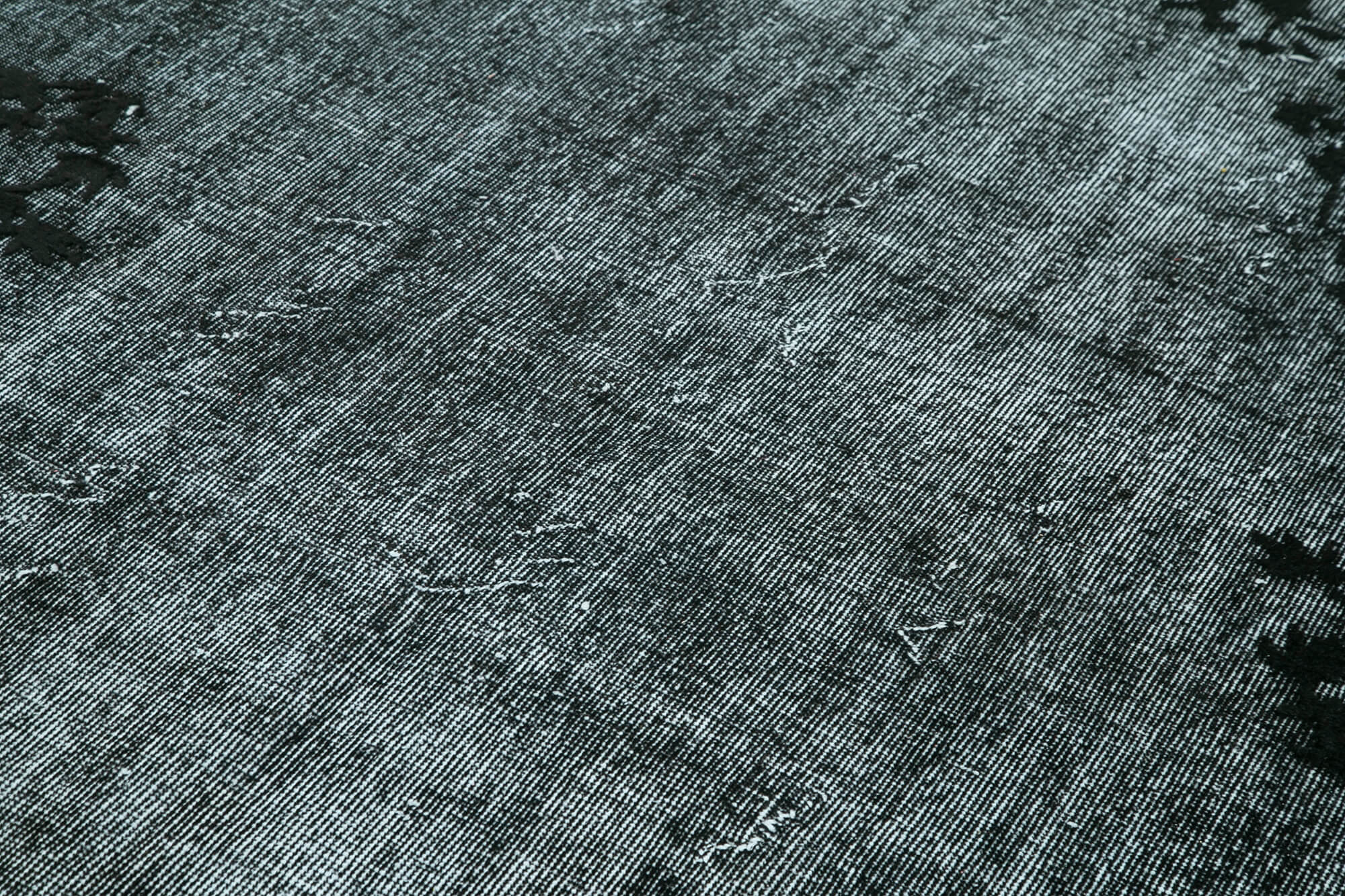 5x9 Black Over Dyed Rug - 25630