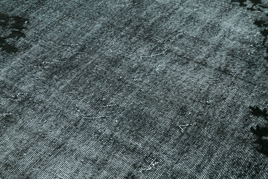 5x9 Black Over Dyed Rug - 25630