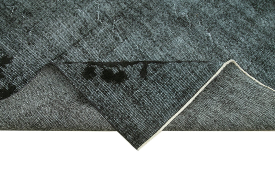 5x9 Black Over Dyed Rug - 25630