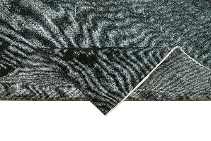 5x9 Black Over Dyed Rug - 25630