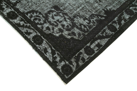 6x10 Black Over Dyed Rug - 25631