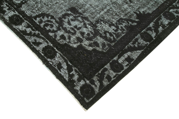 6x10 Black Over Dyed Rug - 25631