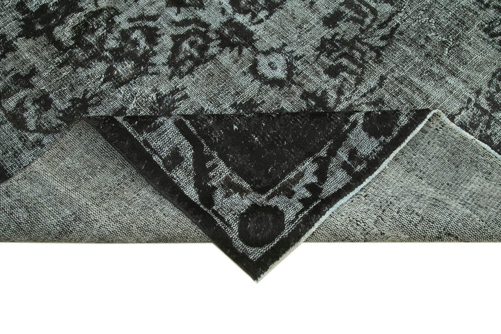 6x10 Black Over Dyed Rug - 25631