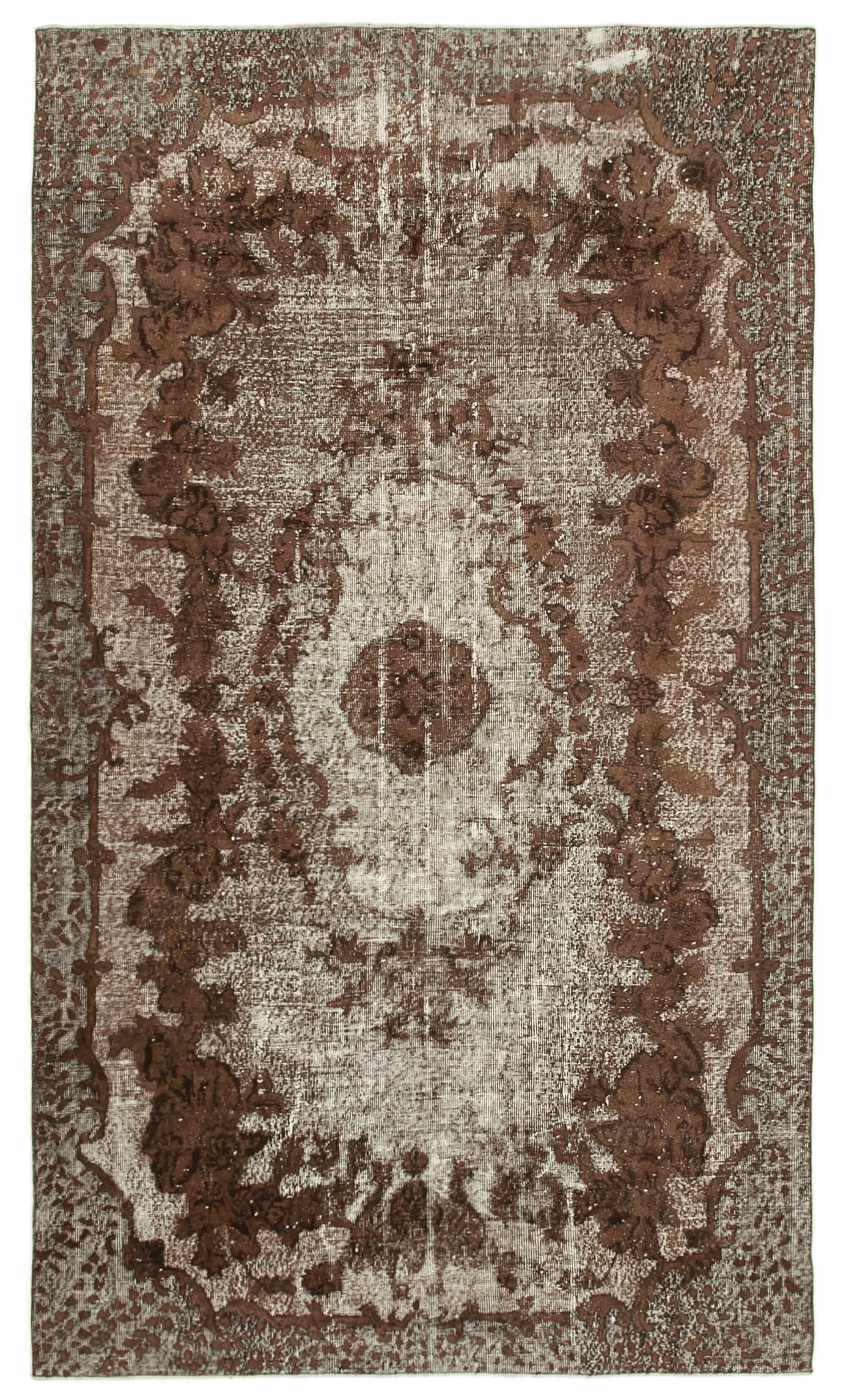 6x11 Brown Over Dyed Rug - 25632