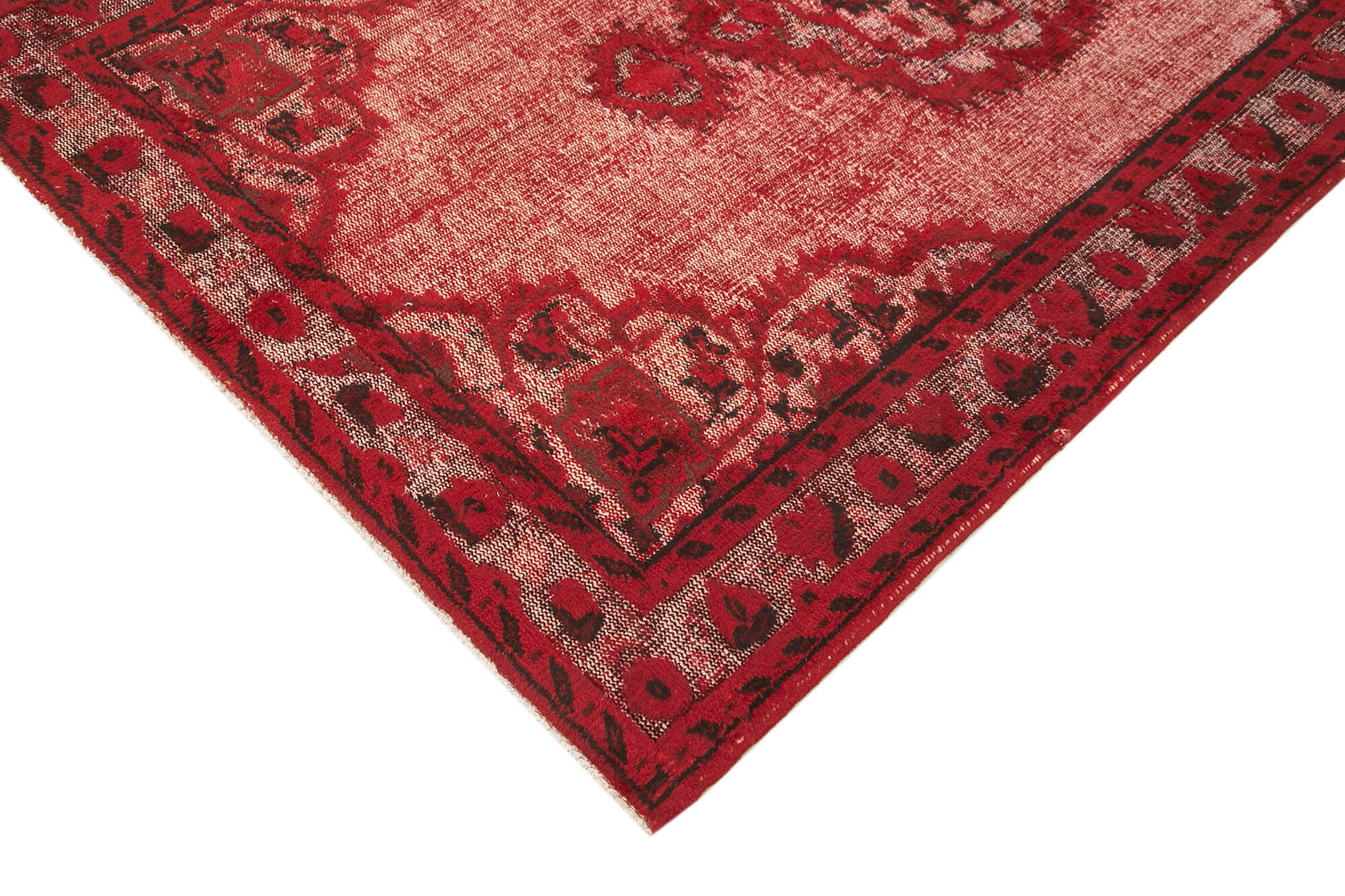5x8 Red Over Dyed Rug - 25637