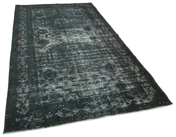 5x9 Black Over Dyed Rug - 25645