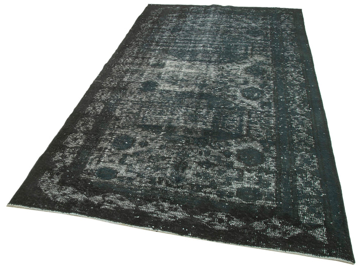 5x9 Black Over Dyed Rug - 25645