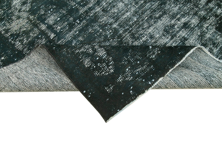 5x9 Black Over Dyed Rug - 25645