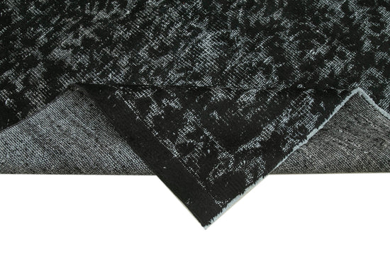 5x8 Black Over Dyed Rug - 25646