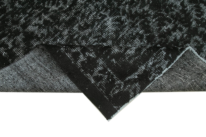 5x8 Black Over Dyed Rug - 25646