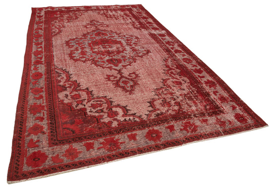 7x11 Red Over Dyed Rug - 25656