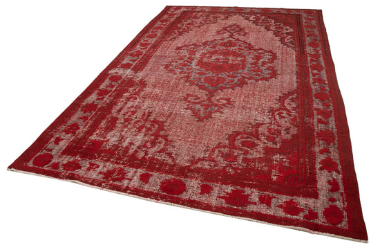 7x11 Red Over Dyed Rug - 25656