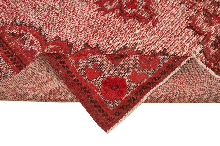 7x11 Red Over Dyed Rug - 25656