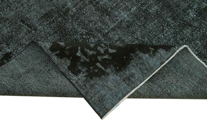 5x8 Black Over Dyed Rug - 25659