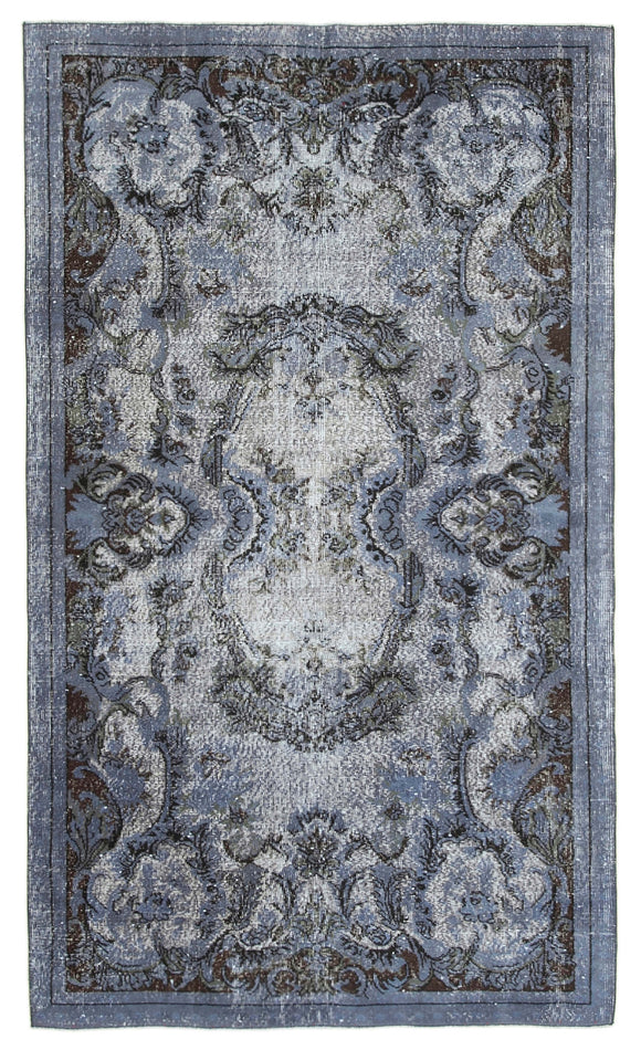 5x9 Grey Over Dyed Rug - 25660