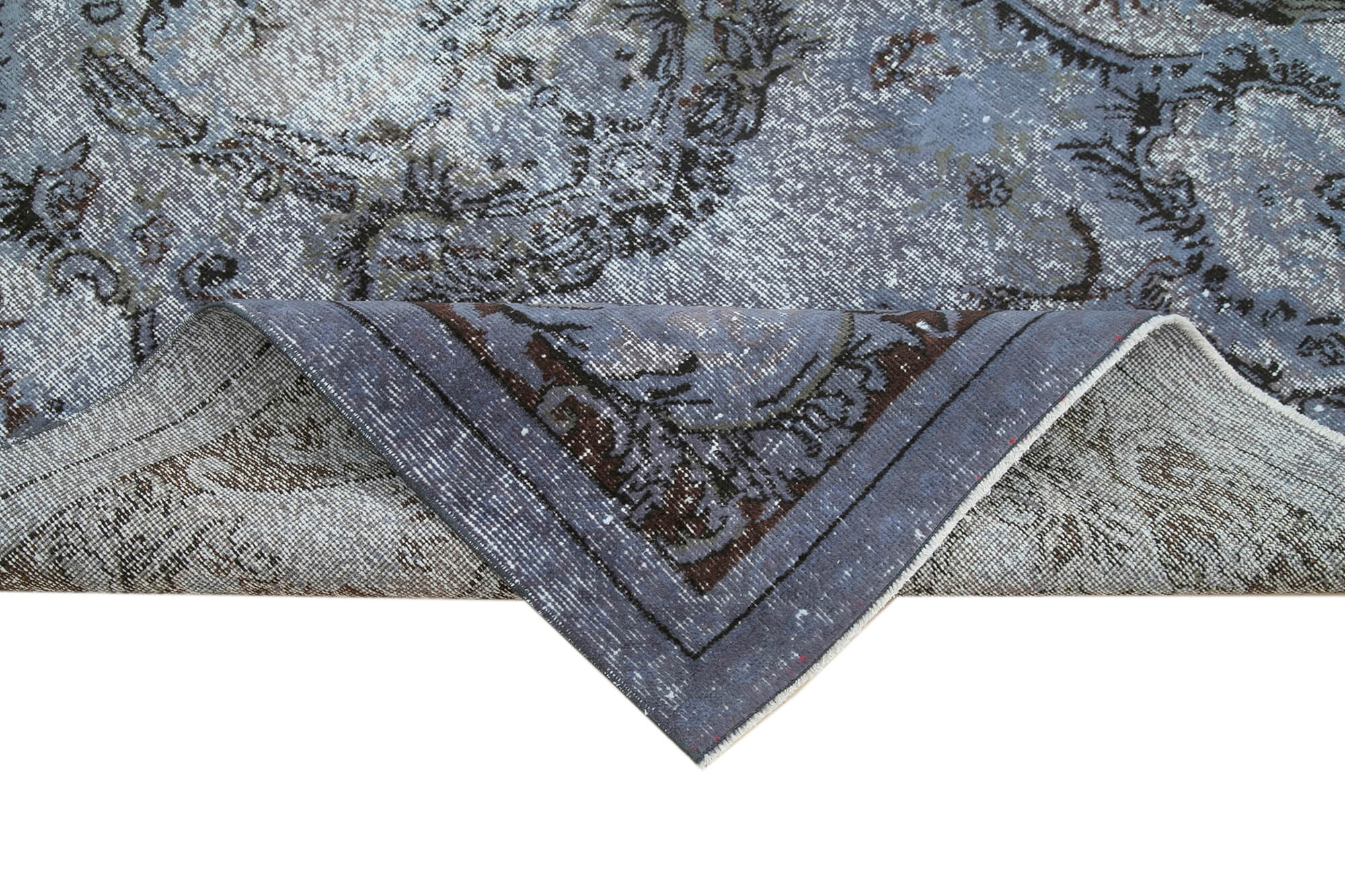 5x9 Grey Over Dyed Rug - 25660