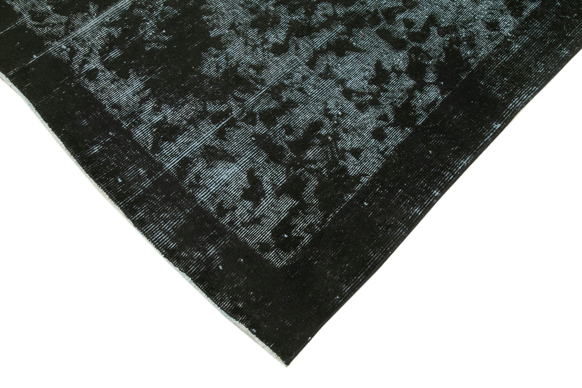 5x9 Black Over Dyed Rug - 25662
