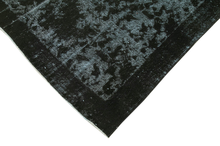 5x9 Black Over Dyed Rug - 25662