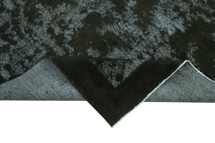 5x9 Black Over Dyed Rug - 25662