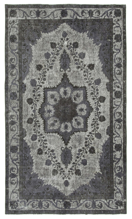 5x9 Grey Over Dyed Rug - 25671