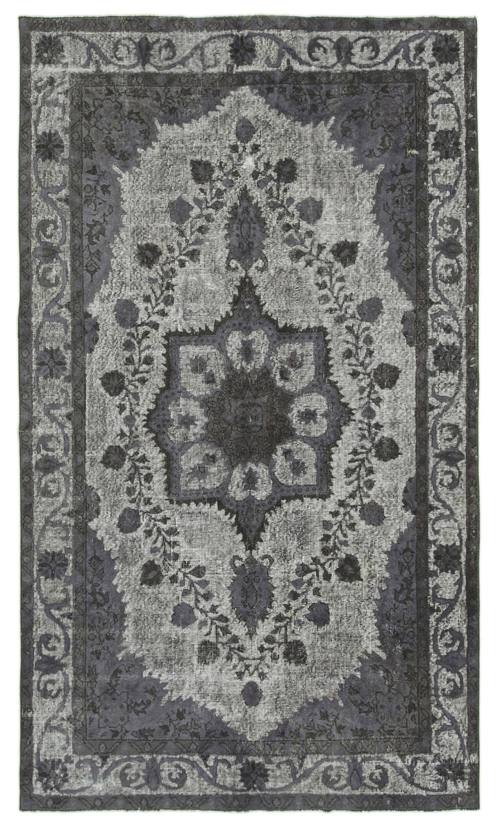 5x9 Grey Over Dyed Rug - 25671
