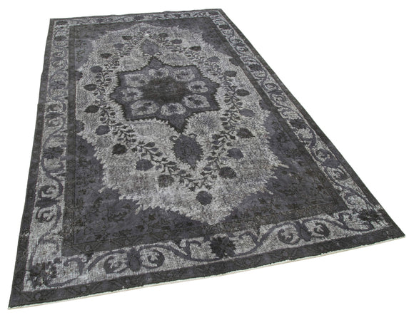 5x9 Grey Over Dyed Rug - 25671