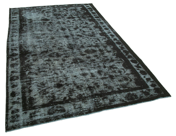6x9 Black Over Dyed Rug - 25676