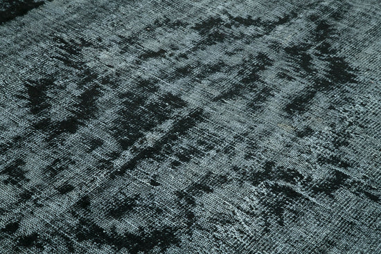 7x10 Black Over Dyed Rug - 25677