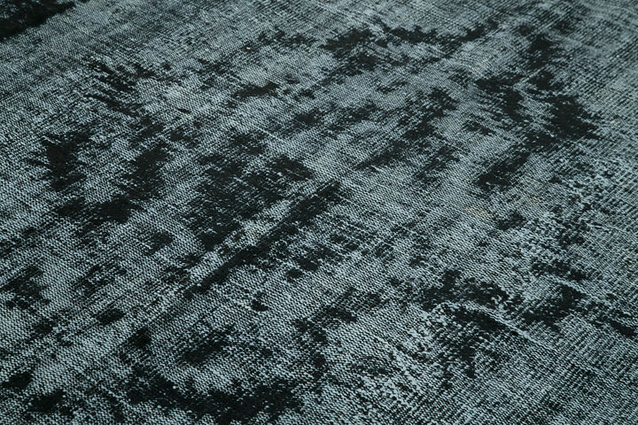 7x10 Black Over Dyed Rug - 25677