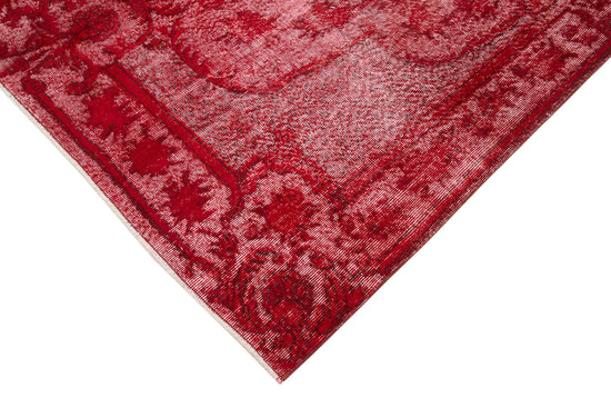 7x10 Red Over Dyed Rug - 25678