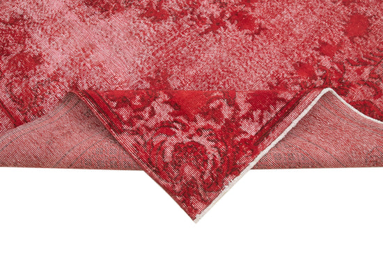 7x10 Red Over Dyed Rug - 25678