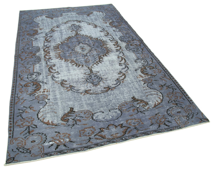 5x9 Blue Over Dyed Rug - 25686