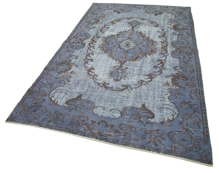 5x9 Blue Over Dyed Rug - 25686
