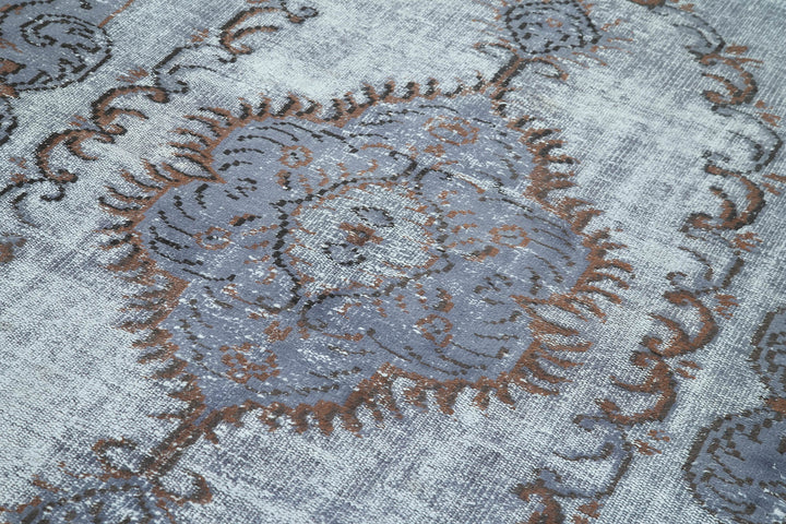 5x9 Blue Over Dyed Rug - 25686