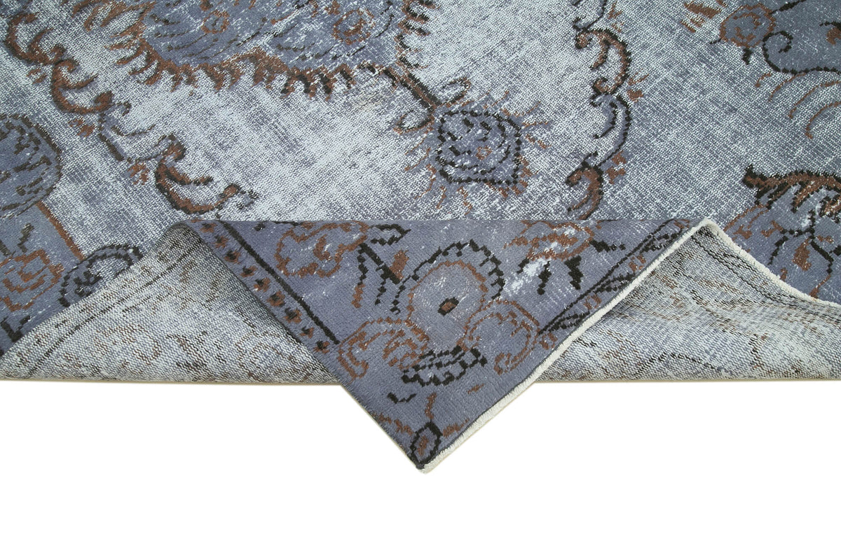 5x9 Blue Over Dyed Rug - 25686