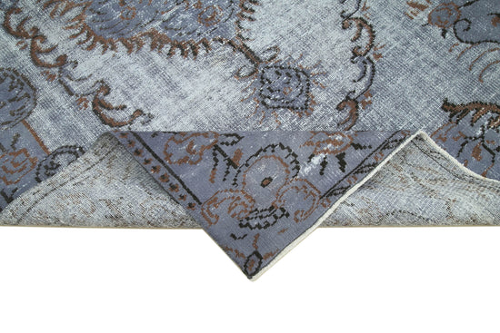 5x9 Blue Over Dyed Rug - 25686