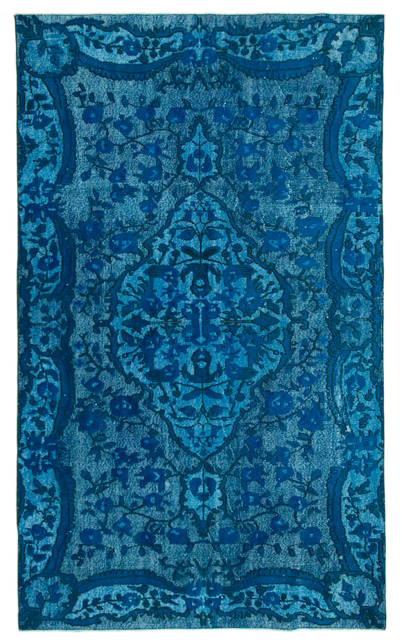 5x8 Turquoise Over Dyed Rug - 25692