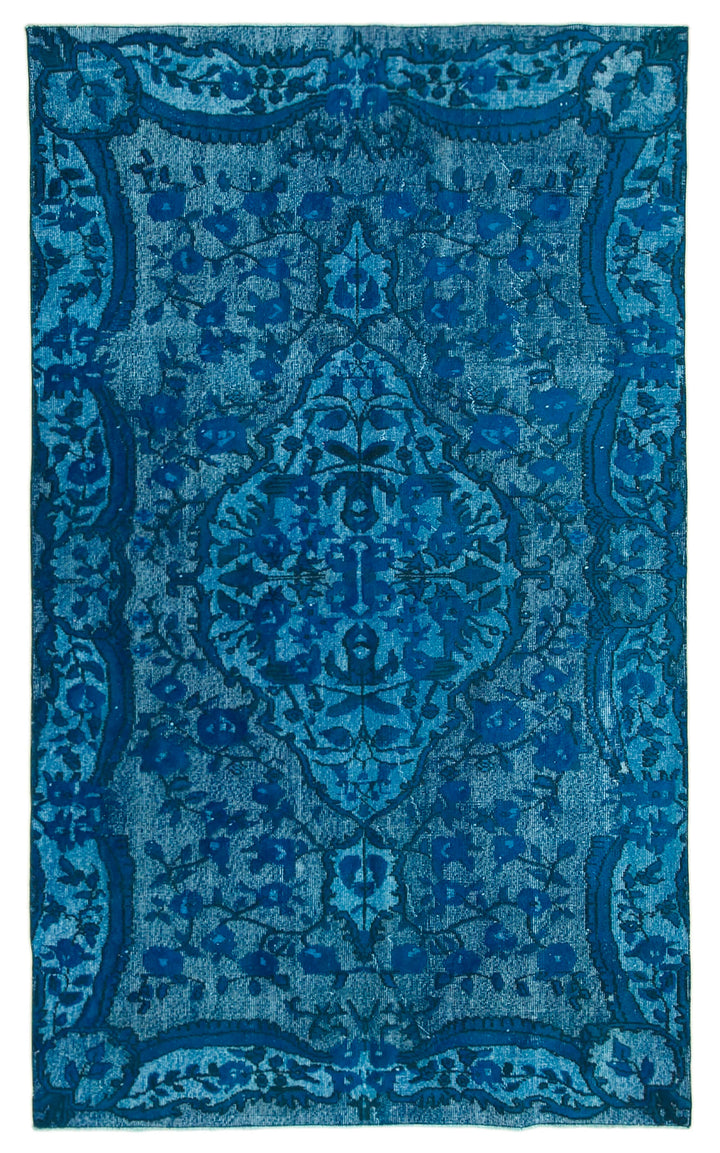 5x8 Turquoise Over Dyed Rug - 25692